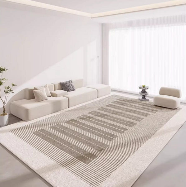 Unique Modern Rugs for Living Room, Contemporary Modern Rugs for Dining Room, Extra Large Modern Rugs for Bedroom-Silvia Home Craft