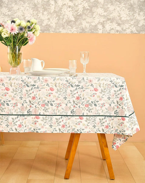 Country Farmhouse Tablecloth, Rustic Table Covers for Kitchen, Large Rectangle Tablecloth for Dining Room Table, Square Tablecloth for Round Table-Silvia Home Craft