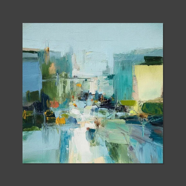 Abstract Wall Art on Canvas, Modern Paintings for Bedroom, Hand Painted Canvas Art, Contemporary Art on Canvas, Original Acrylic Paintings-Silvia Home Craft