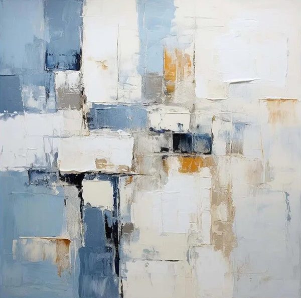 Modern Contemporary Artwork, Buy Paintings Online, Heavy Texture Canvas Art, Abstract Acrylic Paintings for Living Room, Oversized Large Wall Art-Silvia Home Craft