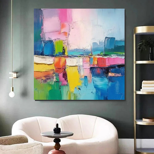 Living Room Large Wall Art, Modern Paintings for Bedroom, Heavy Texture Canvas Art, Contemporary Art on Canvas, Heavy Texture Paintings, Original Art Paintings-Silvia Home Craft