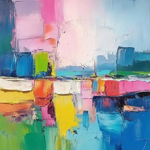 Living Room Large Wall Art, Modern Paintings for Bedroom, Heavy Texture Canvas Art, Contemporary Art on Canvas, Heavy Texture Paintings, Original Art Paintings-Silvia Home Craft