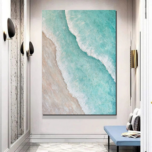 Large Painting on Canvas, Living Room Wall Art Paintings, Buy Paintings Online, Simple Acrylic Painting Ideas, Acrylic Abstract Painting Behind Couch-Silvia Home Craft