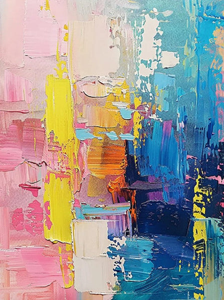 Contemporary Canvas Art, Modern Paintings for Bedroom, Large Wall Art for Living Room, Hand Painted Wall Paintings, Original Abstract Art-Silvia Home Craft