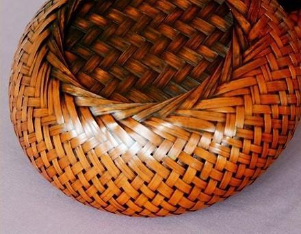Woven Snacks Basket, Bamboo Storage Basket, Farmhouse Small Storage Basket, Round Storage Basket for Kitchen, Set of 3-Silvia Home Craft
