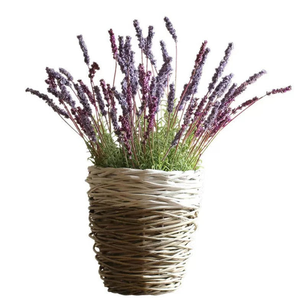 Lavender Flowers, Spring Artificial Floral for Dining Room, Bedroom Flower Arrangement Ideas, Simple Modern Floral Arrangement Ideas for Home Decoration-Silvia Home Craft