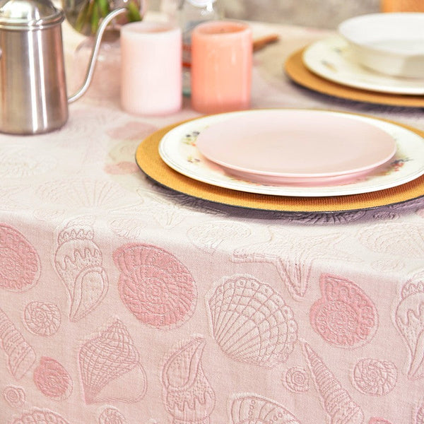 Square Tablecloth for Round Table, Cotton Rectangular Table Covers for Kitchen, Modern Dining Room Table Cloths, Farmhouse Table Cloth, Wedding Tablecloth-Silvia Home Craft