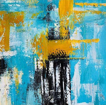 Acrylic Paintings for Bedroom, Living Room Wall Painting, Large Paintings for Sale, Abstract Acrylic Paintings, Contemporary Modern Art, Simple Canvas Painting-Silvia Home Craft