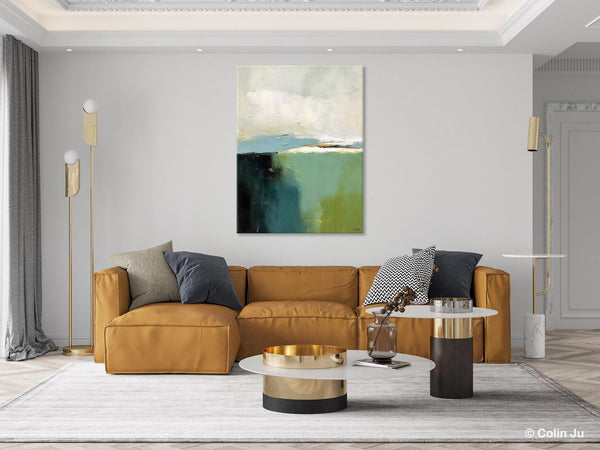 Simple Modern Wall Art, Oversized Contemporary Acrylic Paintings, Original Abstract Paintings, Extra Large Canvas Painting for Living Room-Silvia Home Craft