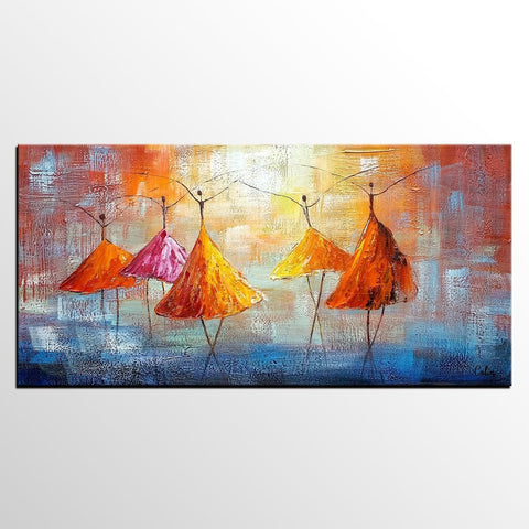 Abstract Artwork, Contemporary Artwork, Ballet Dancer Painting, Painting for Sale, Original Painting-Silvia Home Craft