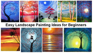 Beautiful Easy Acrylic Painting Ideas for Beginners, Easy Landscape Painting Ideas, Easy Painting Ideas for Kids, Simple Abstract Painting Ideas, Easy Canvas Painting Tips for Beginners