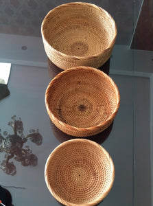 Woven Baskets, Storage Baskets, Handed Woven Basket for Dining Room and Kitchen