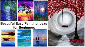 60 Easy Landscape Painting Ideas for Beginners, Easy Seascape Painting Ideas, Easy DIY Canvas Paintings, Simple Oil Painting Techniques