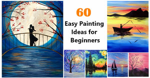 60 Easy Landscape Painting Ideas for Beginners, Simple Acrylic Art for Beginners, Easy DIY Canvas Paintings, Simple Oil Painting Techniques