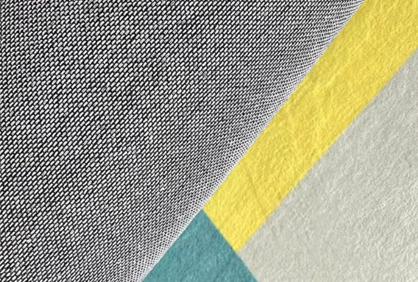 Geometric Carpets for Living Room, Contemporary Modern Rugs Next to Bed, Blue Modern Rugs under Dining Room Table-Silvia Home Craft