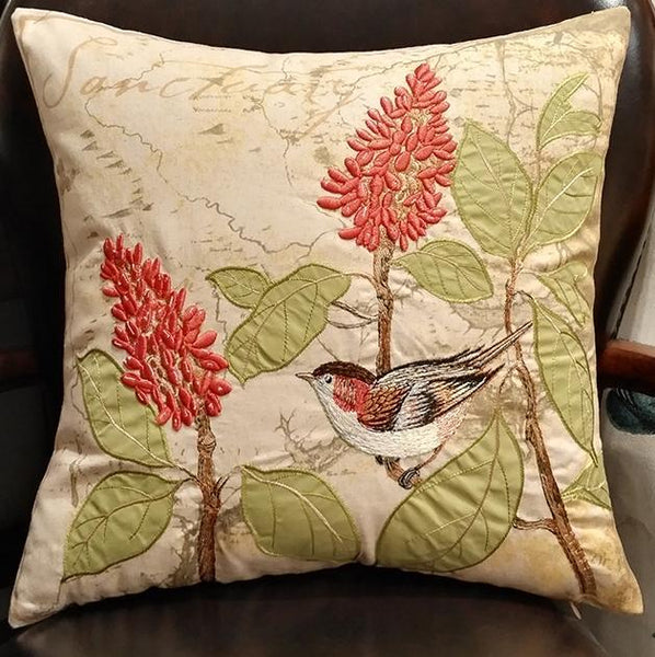 Bird Throw Pillows, Pillows for Farmhouse, Sofa Throw Pillows, Decorative Throw Pillows, Living Room Throw Pillows, Rustic Pillows for Couch-Silvia Home Craft