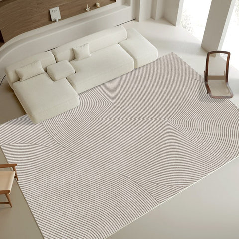 Modern Rugs for Dining Room, Abstract Geometric Modern Rugs, Large Modern Rugs for Living Room, Simple Modern Rugs for Bedroom, Contemporary Rugs for Office-Silvia Home Craft