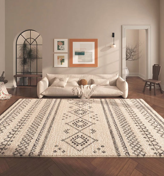 Abstract Contemporary Runner Rugs for Living Room, Modern Runner Rugs Next to Bed, Bathroom Runner Rugs, Kitchen Runner Rugs, Runner Rugs for Hallway-Silvia Home Craft