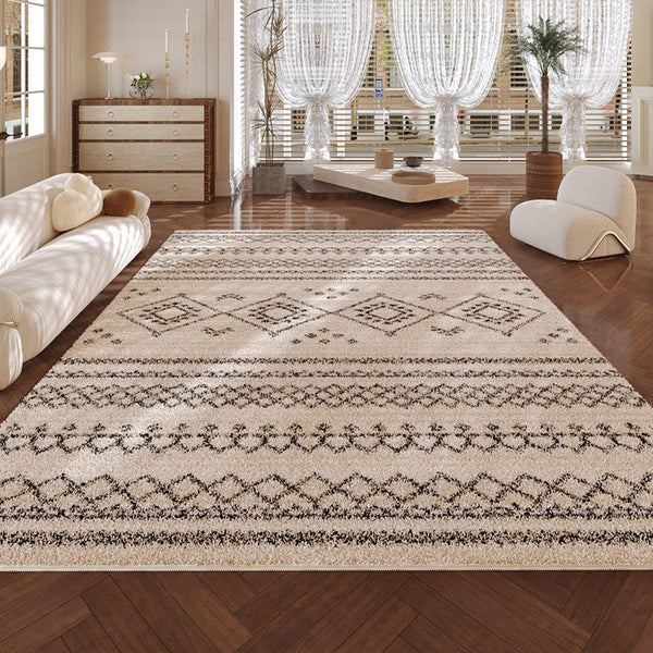 Abstract Contemporary Runner Rugs for Living Room, Modern Runner Rugs Next to Bed, Bathroom Runner Rugs, Kitchen Runner Rugs, Runner Rugs for Hallway-Silvia Home Craft