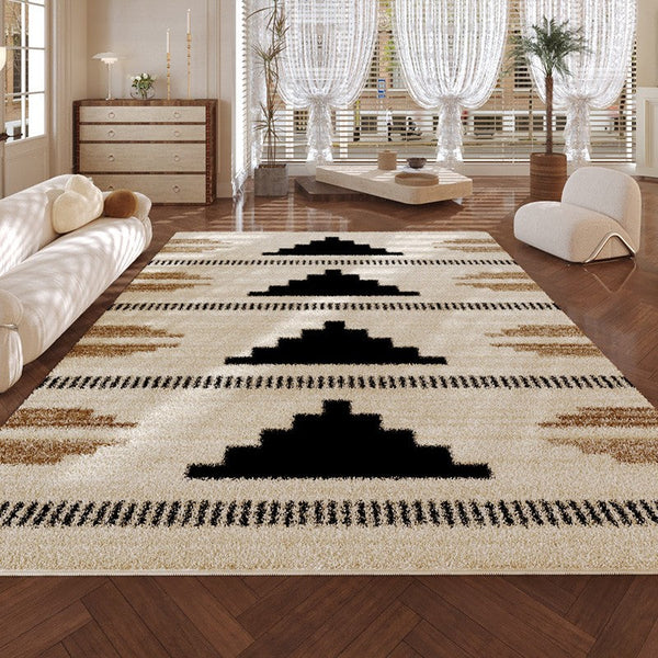 Kitchen Runner Rugs, Modern Runner Rugs Next to Bed, Bathroom Runner Rugs, Contemporary Runner Rugs for Living Room, Runner Rugs for Hallway-Silvia Home Craft