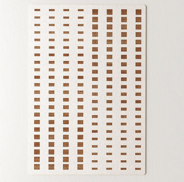 Modern Rug Ideas for Bedroom, Geometric Modern Rug Placement Ideas for Living Room, Contemporary Area Rugs for Dining Room-Silvia Home Craft