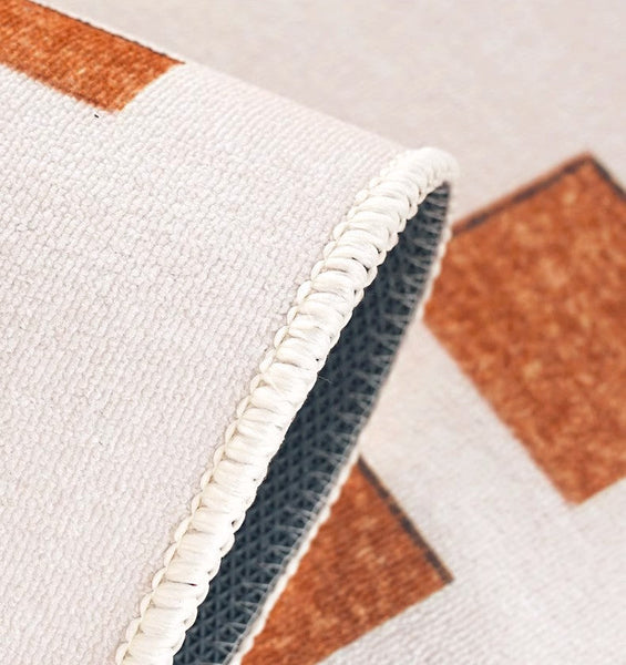 Modern Rug Ideas for Bedroom, Geometric Modern Rug Placement Ideas for Living Room, Contemporary Area Rugs for Dining Room-Silvia Home Craft