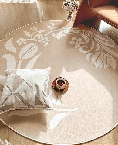 Large Modern Rugs in Living Room, Contemporary Modern Rugs in Bedroom, Dining Room Modern Rugs, Round Modern Rugs under Coffee Table-Silvia Home Craft