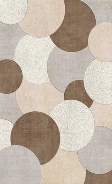 Geometric Modern Rugs for Dining Room, Bedroom Modern Rugs, Contemporary Area Rugs for Living Room-Silvia Home Craft