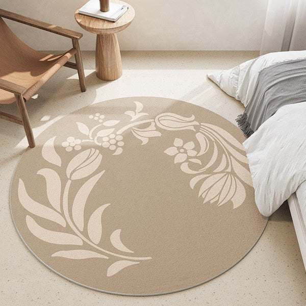 Large Modern Rugs in Living Room, Contemporary Modern Rugs in Bedroom, Dining Room Modern Rugs, Round Modern Rugs under Coffee Table-Silvia Home Craft