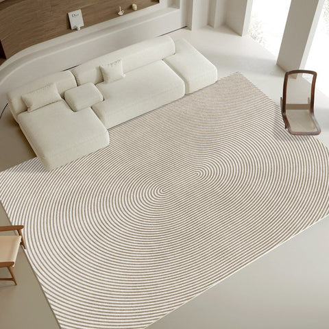 Large Modern Rugs for Living Room, Modern Rugs for Dining Room, Abstract Geometric Modern Rugs, Simple Modern Rugs for Bedroom, Contemporary Rugs for Office-Silvia Home Craft