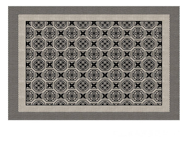 Abstract Contemporary Rugs for Bedroom, Mid Century Area Rugs for Living Room, Modern Carpets for Office, Dining Room Floor Rugs, Elegant Modern Area Rugs under Sofa-Silvia Home Craft