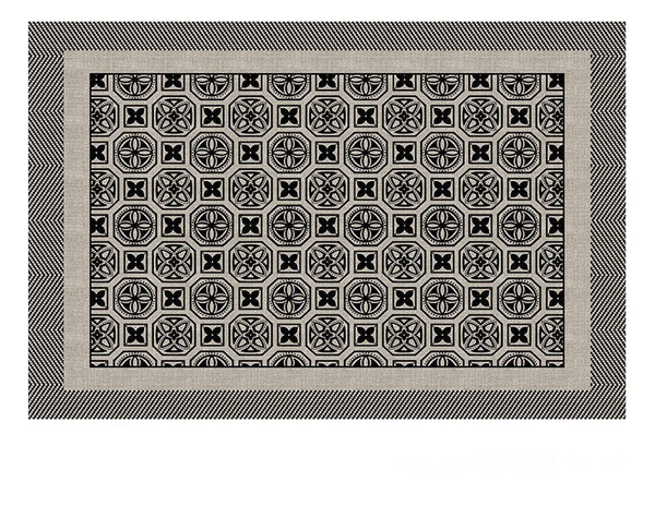 Abstract Contemporary Rugs for Bedroom, Mid Century Area Rugs for Living Room, Modern Carpets for Office, Dining Room Floor Rugs, Elegant Modern Area Rugs under Sofa-Silvia Home Craft