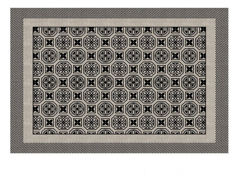 Abstract Contemporary Rugs for Bedroom, Mid Century Area Rugs for Living Room, Modern Carpets for Office, Dining Room Floor Rugs, Elegant Modern Area Rugs under Sofa-Silvia Home Craft