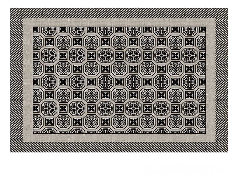 Abstract Contemporary Rugs for Bedroom, Mid Century Area Rugs for Living Room, Modern Carpets for Office, Dining Room Floor Rugs, Elegant Modern Area Rugs under Sofa-Silvia Home Craft