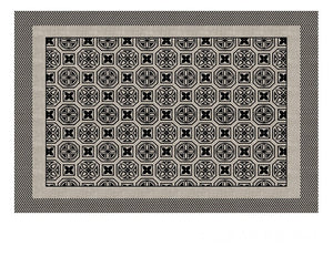 Abstract Contemporary Rugs for Bedroom, Mid Century Area Rugs for Living Room, Modern Carpets for Office, Dining Room Floor Rugs, Elegant Modern Area Rugs under Sofa-Silvia Home Craft