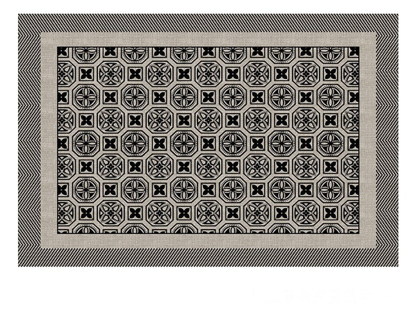 Abstract Contemporary Rugs for Bedroom, Mid Century Area Rugs for Living Room, Modern Carpets for Office, Dining Room Floor Rugs, Elegant Modern Area Rugs under Sofa-Silvia Home Craft