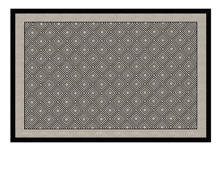 Mid Century Area Rugs for Living Room, Abstract Contemporary Rugs for Bedroom, Modern Carpets for Office, Dining Room Floor Rugs, Elegant Modern Area Rugs under Sofa-Silvia Home Craft