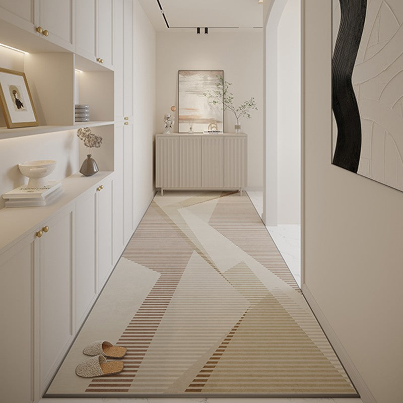 Modern Long Hallway Runners, Kitchen Runner Rugs, Non Slip Water Resistant Mats, Cushioned Anti Fatigue Flooring, Easy Clean Low Pile Carpet
