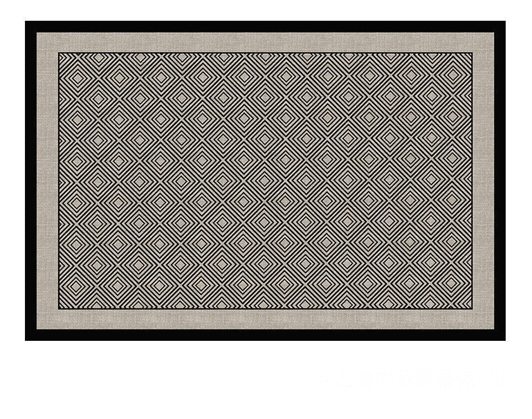Mid Century Area Rugs for Living Room, Abstract Contemporary Rugs for Bedroom, Modern Carpets for Office, Dining Room Floor Rugs, Elegant Modern Area Rugs under Sofa-Silvia Home Craft