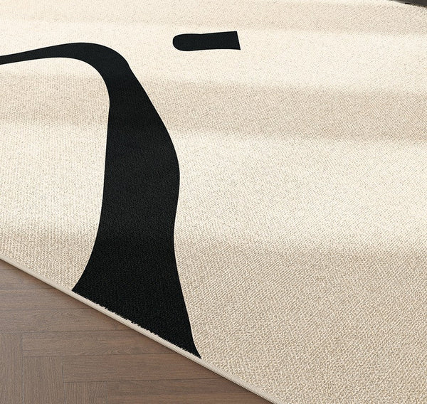 Dining Room Floor Carpets, Large Modern Rugs in Living Room, Modern Rugs under Sofa, Modern Rugs for Office, Abstract Contemporary Rugs for Bedroom-Silvia Home Craft