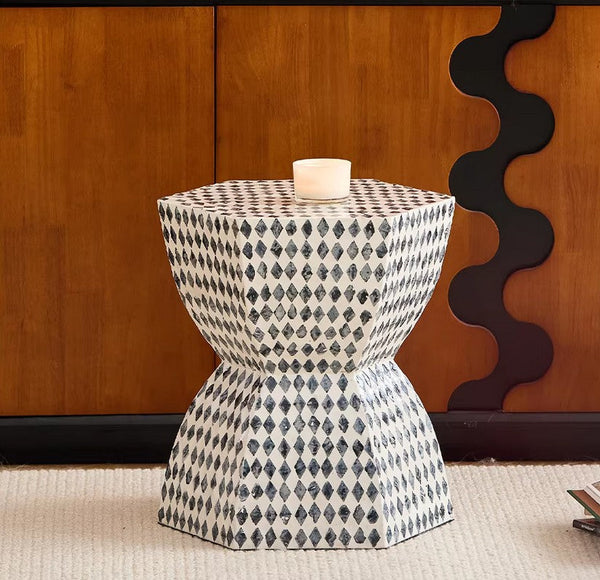 Small End Table, Modern Side Table, Bedside Small Side Table, Contemporary Bedside Table, Shell Small Sofa Side Table, Portable Casual Side Table, Creative Coffee Table, Contemporary Side Table