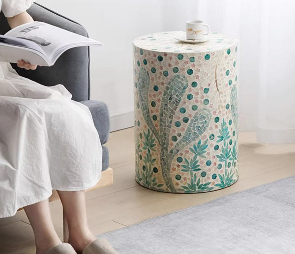 Unique Small End Table, Portable Casual Side Table, Creative Coffee Table, Contemporary Small Sofa Side Table, Shell Small Side Table