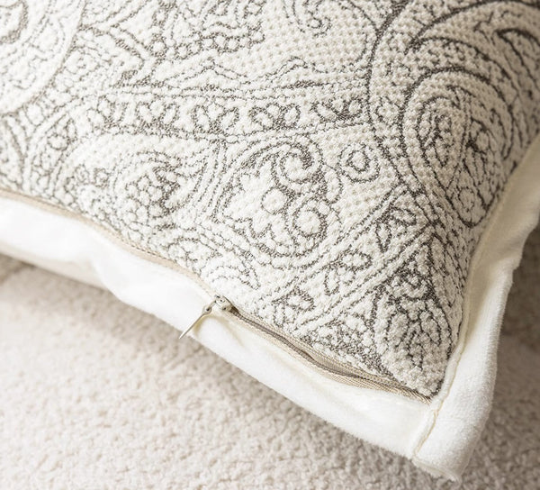 Decorative Throw Pillows for Couch, Embroider Flower Pillow Covers, Farmhouse Flower Decorative Pillows, Modern Sofa Pillows-Silvia Home Craft