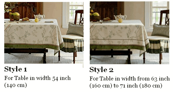 Spring Green Flower Table Covers, Large Modern Rectangle Tablecloth for Dining Table for Round Table, Farmhouse Table Cloth for Oval Table, Square Tablecloth for Kitchen-Silvia Home Craft