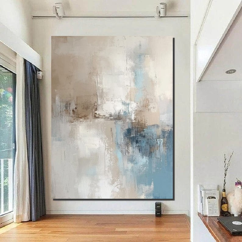Modern Contemporary Abstract Artwork, Hand Painted Acrylic Painting, Extra Large Wall Art Painting, Acrylic Painting for Living Room, Buy Paintings Online-Silvia Home Craft