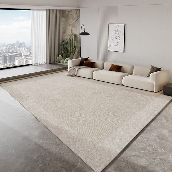 Living Room Rug Placement Ideas, Modern Rugs in Dining Room, Bedroom Geometric Modern Rugs, Contemporary Modern Rugs for Office-Silvia Home Craft