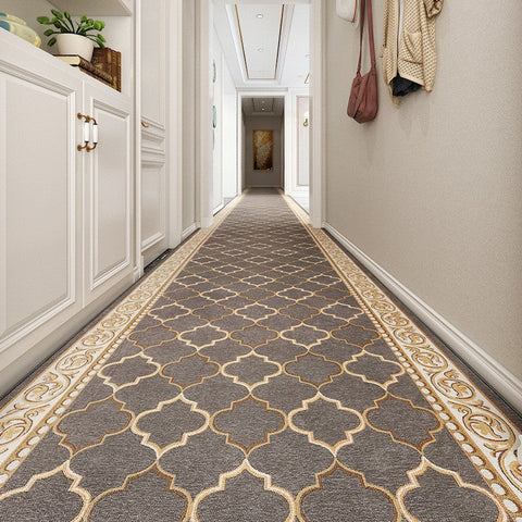 Long Hallway Runners, Non Slip Entryway Runner Rug Ideas, Extra Long Narrow Runner Rugs, Geometric Modern Long Hallway Runners,Contepmorary Runner Rugs-Silvia Home Craft