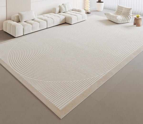 Bedroom Floor Rugs, Contemporary Area Rugs for Dining Room, Abstract Area Rugs for Living Room, Modern Rug Ideas for Living Room-Silvia Home Craft