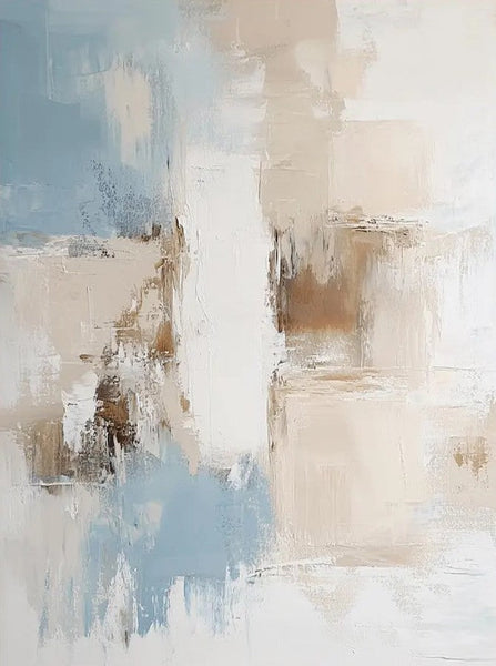 Hand Painted Acrylic Painting, Extra Large Paintings for Living Room, Oversized Wall Art Paintings, Modern Abstract Painting-Silvia Home Craft