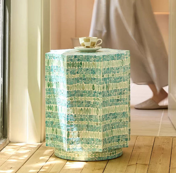 Contemporary Side Table, Contemporary Bedside Table, Bedside Small Side Table, Shell Small Sofa Side Table, Modern Side Table, Small End Table, Portable Casual Side Table, Creative Coffee Table